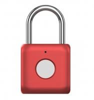 Умный автоматический замок Xiaomi Uodi Smart Padlock Fingerprint Lock (Red/Красный)