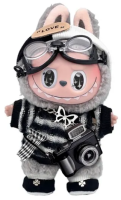 Брелок POP MART LABUBU, Shimmery Oreo, Cute Hang Tag Box Vinyl Doll
