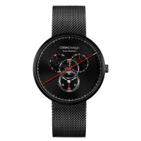 Часы механические кварцевые Xiaomi Ciga Time Machine Three Gear Design Milanese (Black)