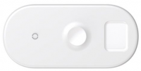 Беспроводное зарядное устройство Qi Baseus Smart 3in1 Charger (White/Белый)