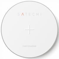 Беспроводное зарядное устройство Qi Satechi Wireless Charger fast (Silver/Серебристый)