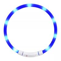 Умный ошейник для собак Xiaomi Small Beast Star Pet Glowing Collar LED (Blue)