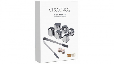 Камни для виски Xiaomi Circle Joy ice Cubes steel (6шт.) (silver/серебро)
