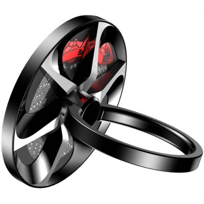 Держатель смартфона кольцо Baseus Wheel Ring Bracket (Black/Черный)
