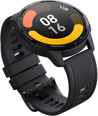 Смарт-часы Xiaomi Mi Watch S1-Active (1,43"), черный корпус, черный ремешок (Space Black)