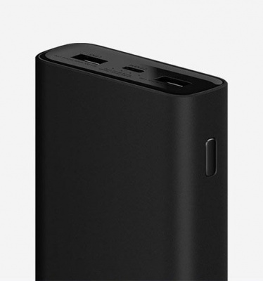Портативный аккумулятор Xiaomi Mi Power Bank 3 20000mAh (Black/Черный)