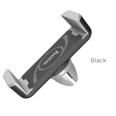 Автомобильный держатель смартфона Hoco Car Holder Air Outlet (Black/Черный)