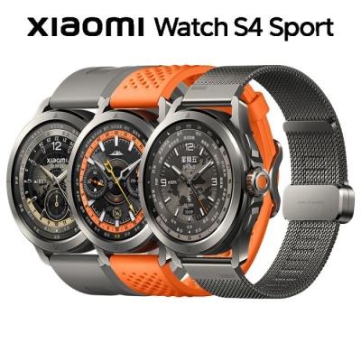 Смарт-часы Xiaomi Watch S4 Sport, серый фторкаучуковый ремешок