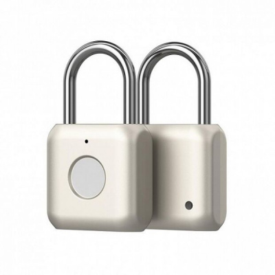 Умный автоматический замок Xiaomi Uodi Smart Padlock Fingerprint Lock (Gold/Золотистый)