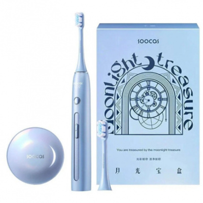 Зубная щетка электрическая Xiaomi Soocas Moonlight Sonic Toothbrush X3 Pro +UV (Blue/Синий)