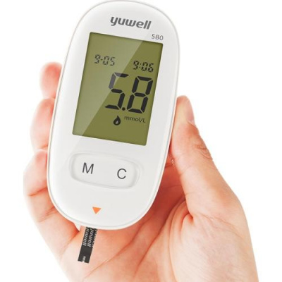 Анализатор глюкозы Xiaomi Yuwell Blood Glucose Detector (White/Белый)