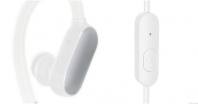 Влагозащитные наушники для спорта Xiaomi Mi Sport Bluetooth (White/Белый)