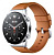 Смарт-часы Xiaomi Mi Watch S1 (1,43"), серебристый стальной корпус, коричневый кожаный ремешок