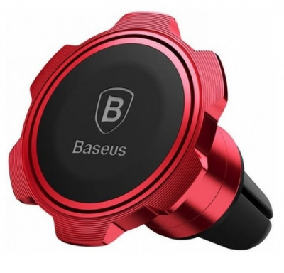Держатель смартфона Baseus Gyro Magnet Car (Red/Красный)