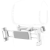 Держатель планшета автомобильный Baseus Backseat Car Mount 7"-11" (White/Белый)
