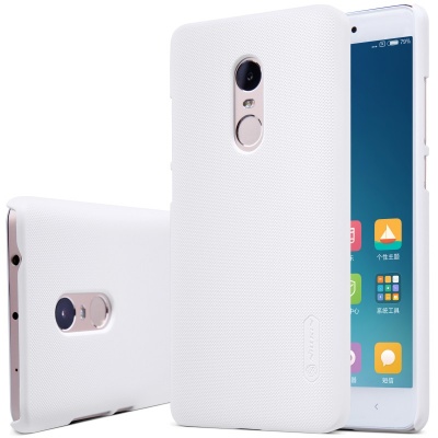 Чехол для Xiaomi Redmi Note 4 Nillkin Super Frosted Shield White (Белый)
