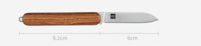 Нож складной Xiaomi HuoHou Kitchen Knife Brown Zebra Wood