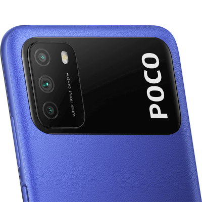 POCO M3 4/128 Gb (Cool Blue/Синий)