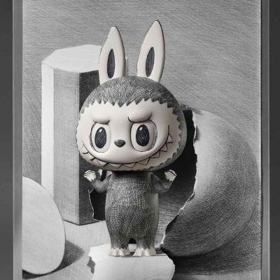 Игрушка POP MEGA MART LABUBU 400% Sketch
