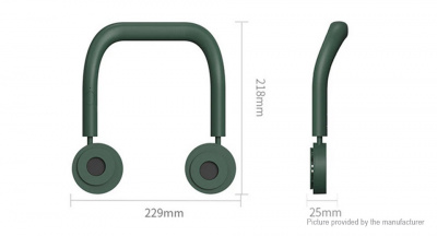 Вентилятор портативный Xiaomi Youpin VH Neck Fan micro-USB (Green/Зеленый)