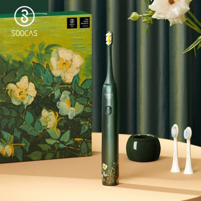 Зубная щетка электрическая Xiaomi Soocas Sonic Toothbrush Van Gogh Museum (Green/Зеленый)