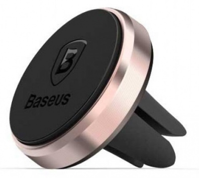 Держатель смартфона Baseus Magnet Car (Pink/Розовый)
