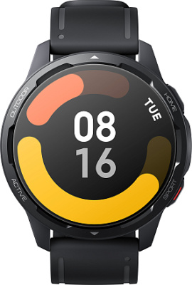 Смарт-часы Xiaomi Mi Watch S1-Active (1,43"), черный корпус, черный ремешок (Space Black)