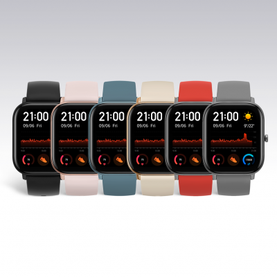 Смарт-часы Xiaomi Amazfit GTS 1,65" (Desert Steel Blue)