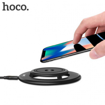 Беспроводное зарядное устройство Qi Hoco CW9 5W (Black/Черный)