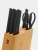Набор кухонных ножей Xiaomi HuoHou Lite Steel Knife (6шт.) (Black/Черный)