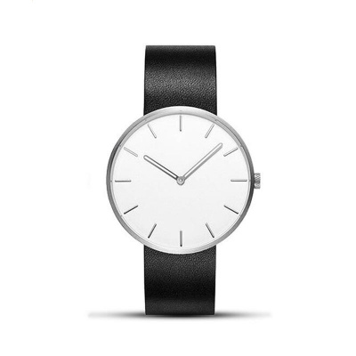Часы механические кварцевые Xiaomi TwentySeventeen Quartz Leather Strap (Black)